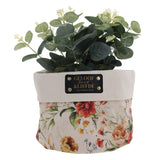 Geloof Hoop en Liefde Afrikaans Canvas Planter Cover