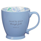 Saved by Grace Through Faith Ceramic Mug