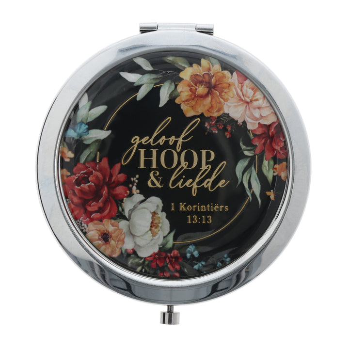 Geloof, Hoop en Liefde Afrikaans Compact Mirror