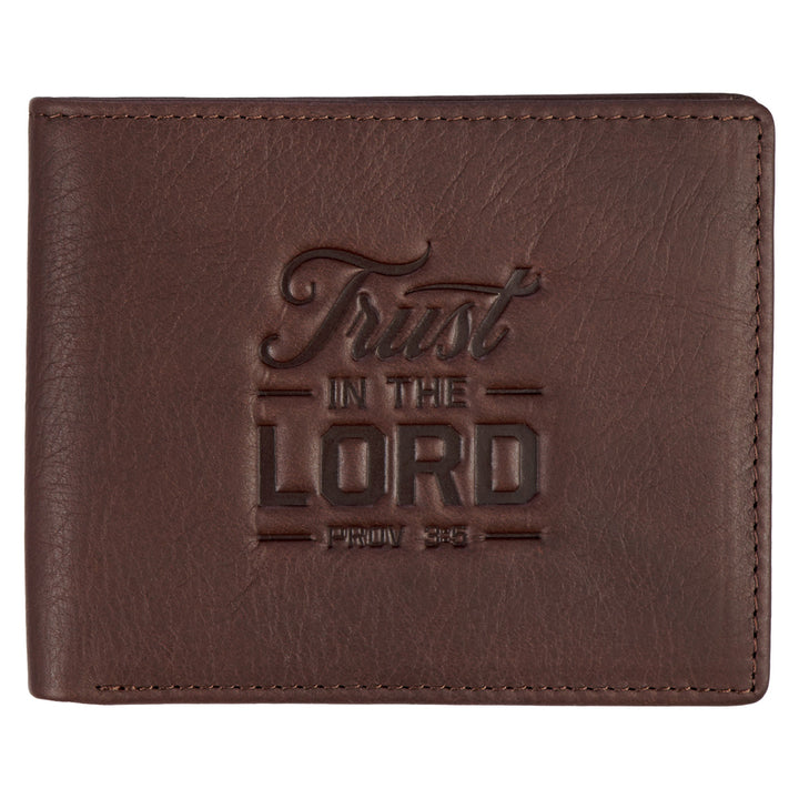 Trust in the Lord Genuine Leather Wallet