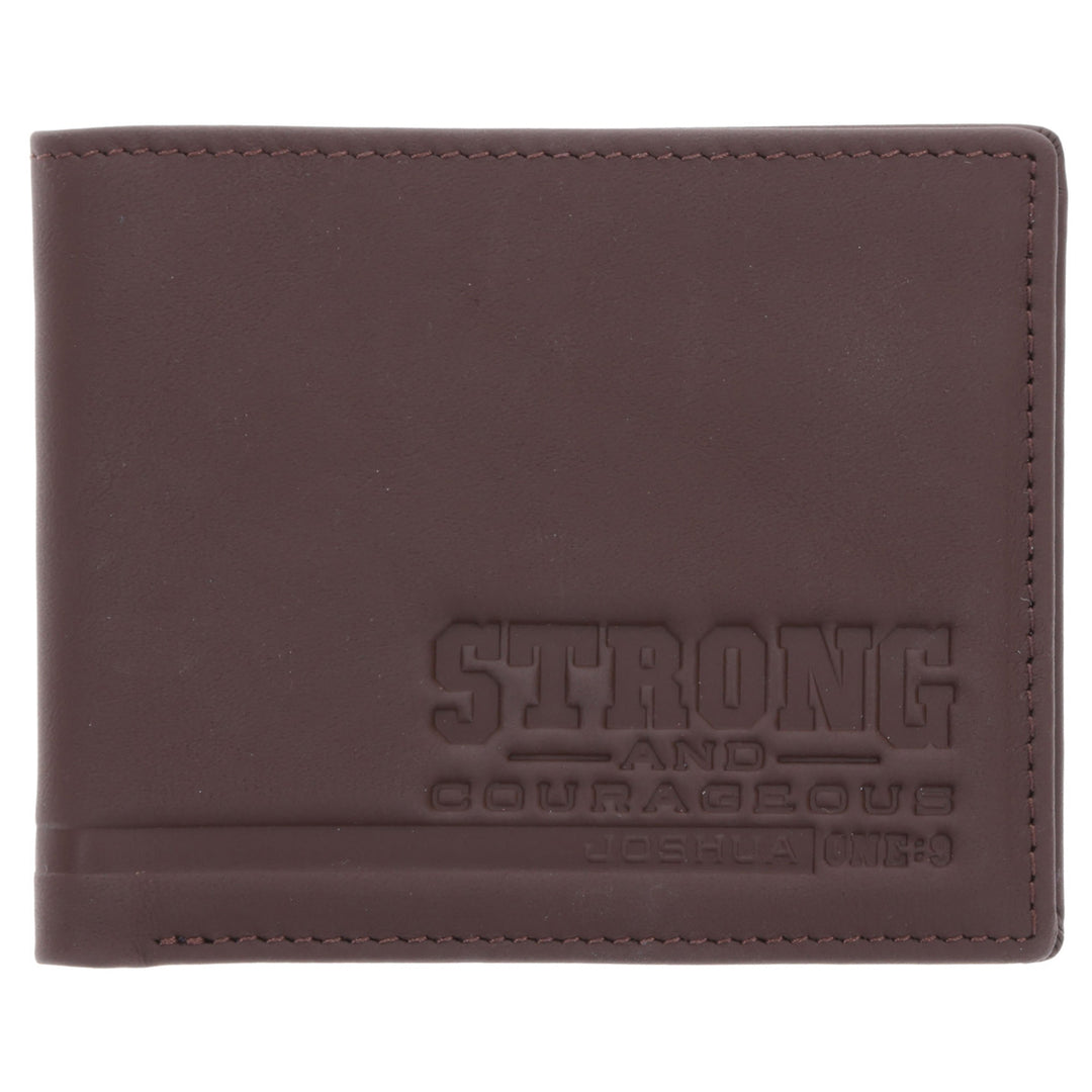 Strong and Courageous Genuine Leather Wallet