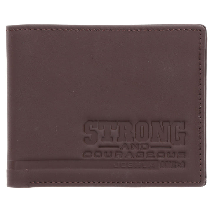 Strong and Courageous Genuine Leather Wallet