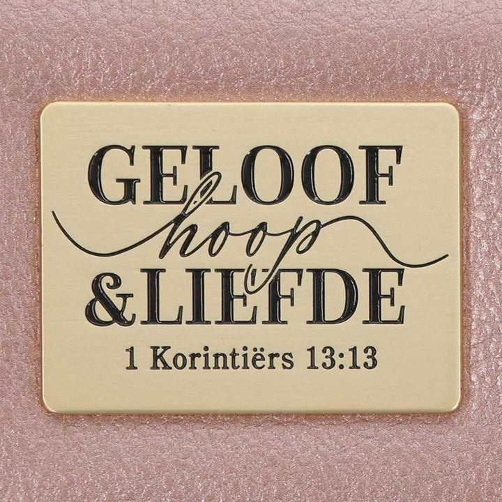 Geloof, Hoop en Liefde Afrikaans Faux Leather Women's Wallet