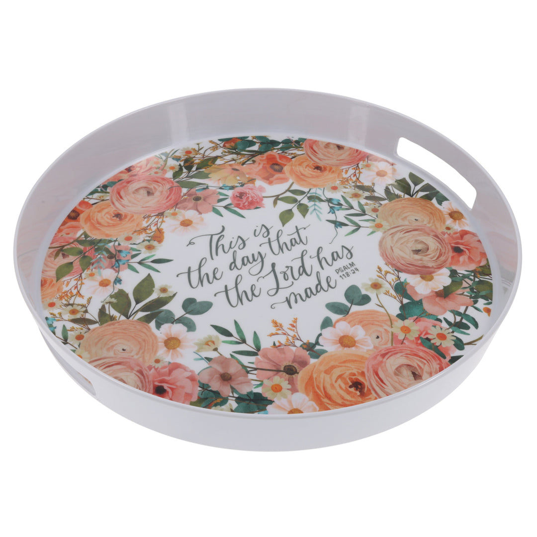 This Is the Day That the Lord Has Made Melamine Serving Tray