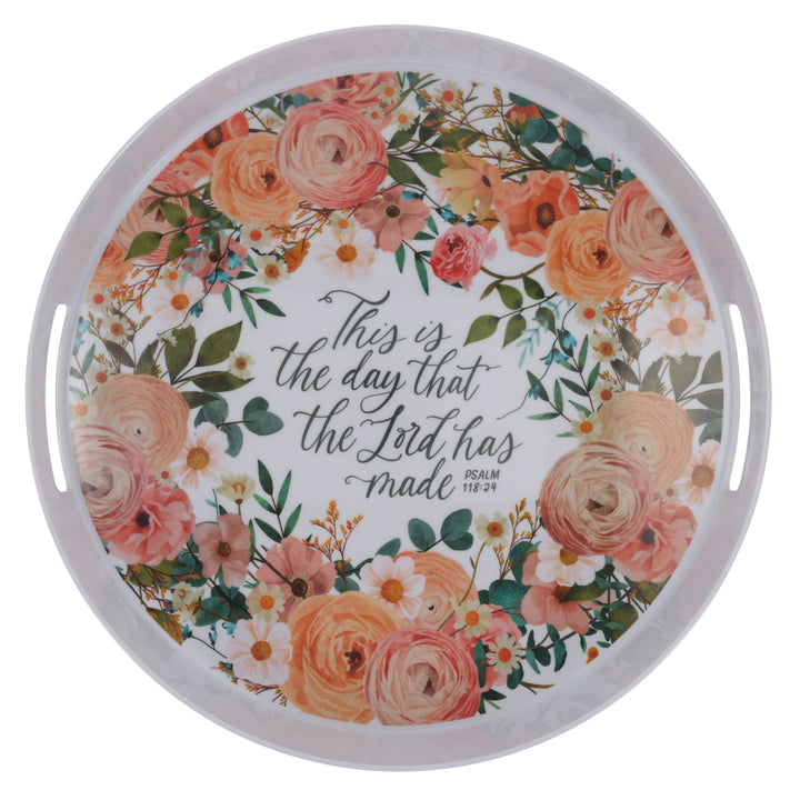 This Is the Day That the Lord Has Made Melamine Serving Tray