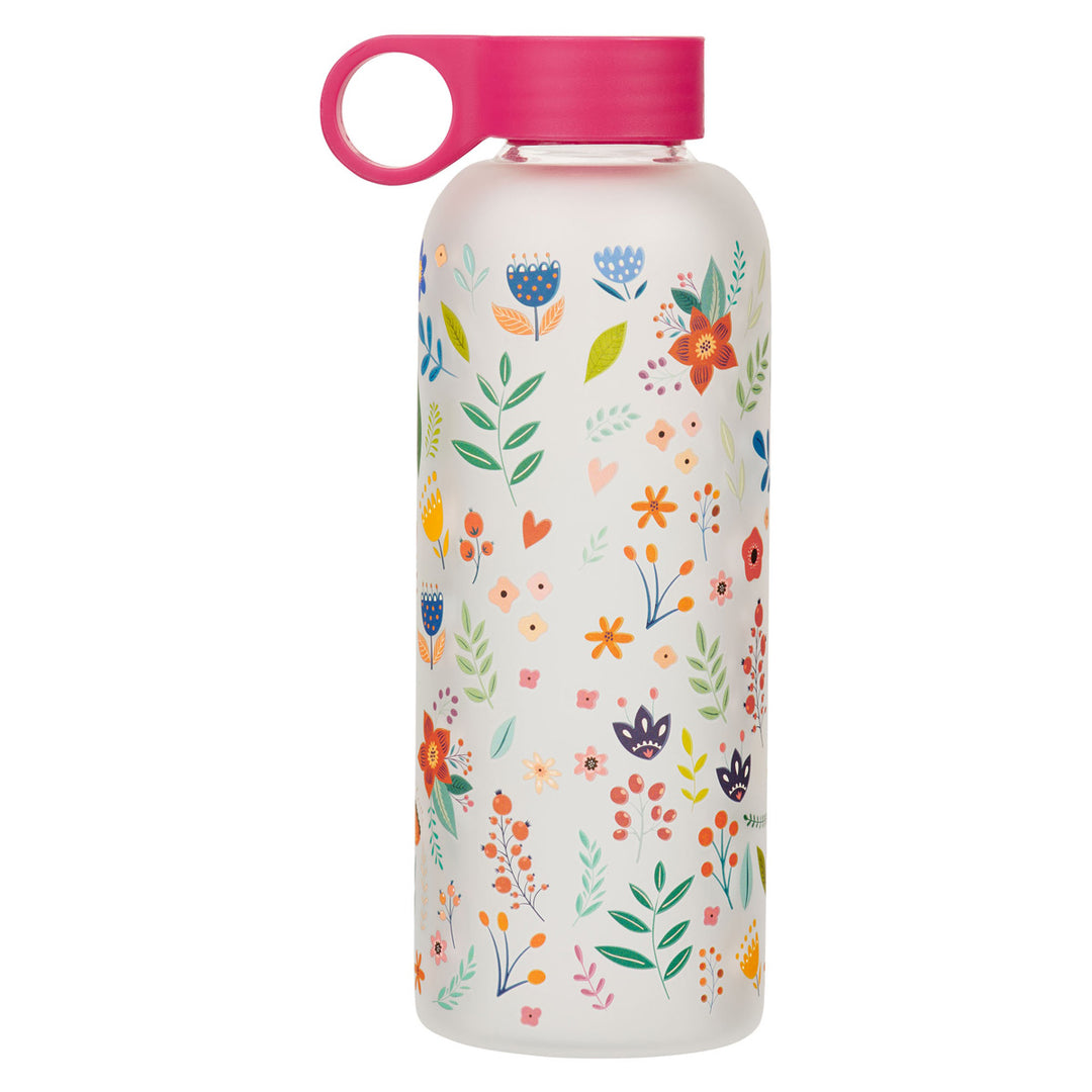 I Can Do All Things Through Christ Who Gives Me Strength Frosted Glass Water Bottle