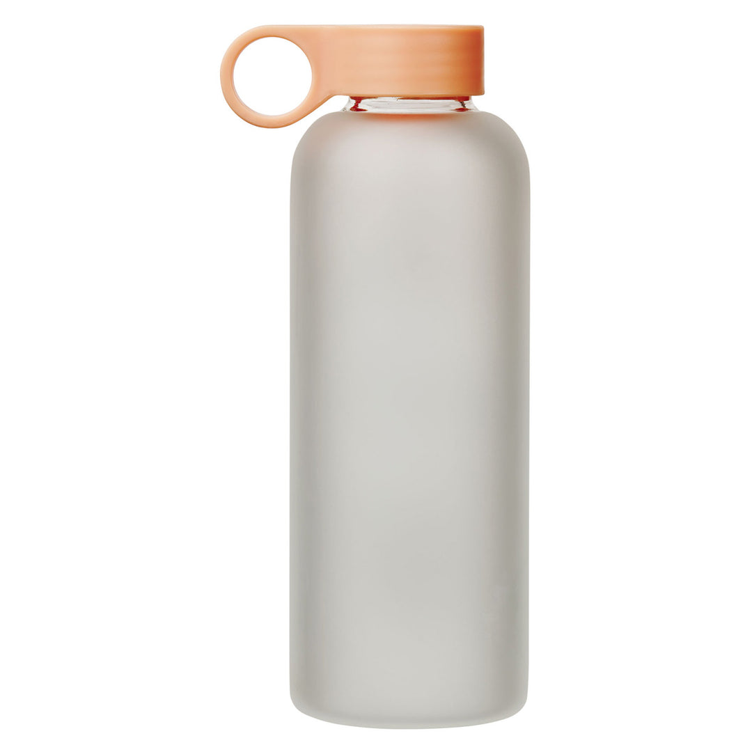 For We Walk by Faith Not by Sight Frosted Glass Water Bottle