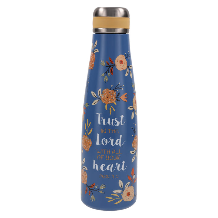 Trust in the Lord with All Your Heart Stainless Steel Water Bottle