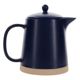 Always Blessed Navy Blue Ceramic Tea Pot