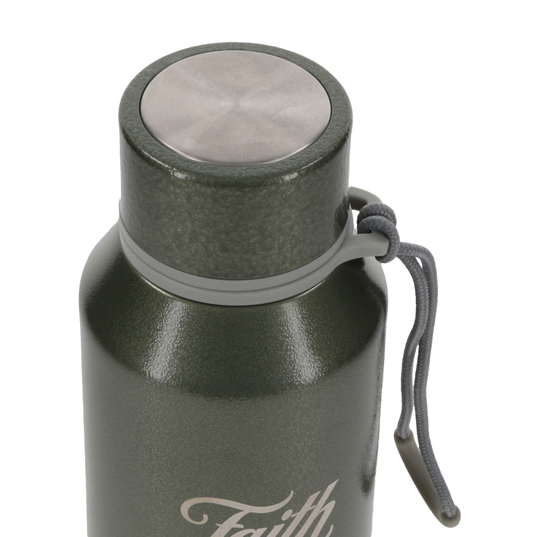 Faith Can Move Mountains Stainless Steel Water Bottle