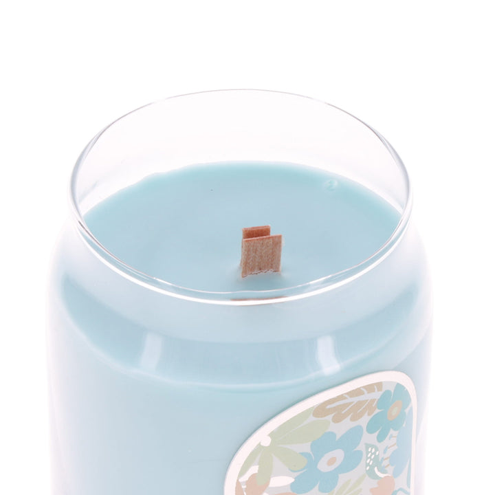 The Lord's Presence - Peace - Aloe and Sea Salt Scented Candle with Wooden Lid