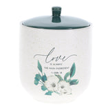 Love Is Always the Main Ingredient Ceramic Sugar Pot