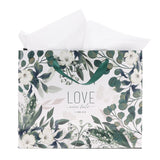 Love Never Fails Large Landscape Gift Bag with Gift Tag