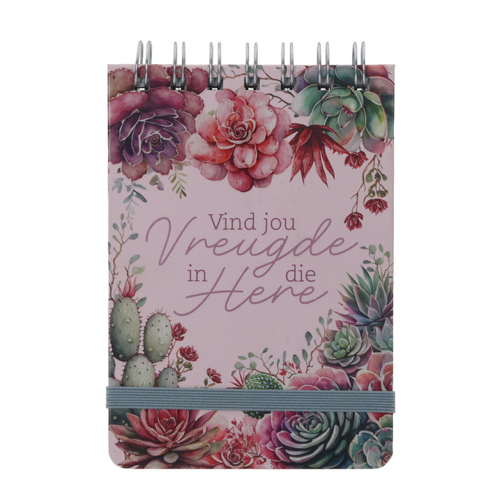 Vind Jou Vreugde in die Here Afrikaans Wirebound Notepad