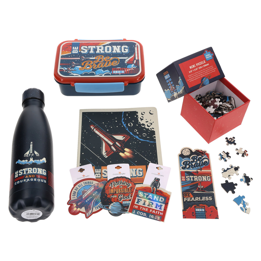 Gift Box - Be Strong and Courageous Gift Set for Boys