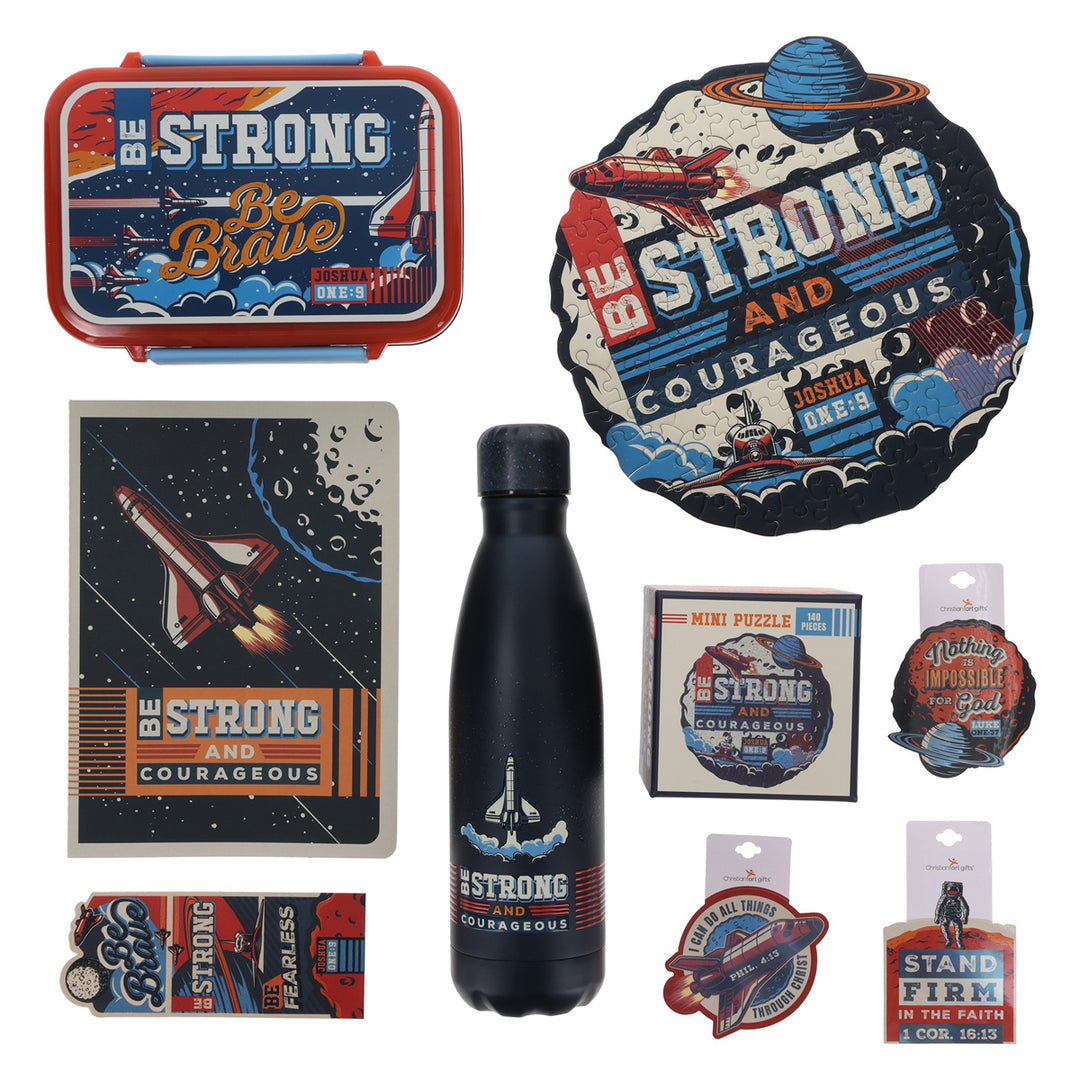 Gift Box - Be Strong and Courageous Gift Set for Boys