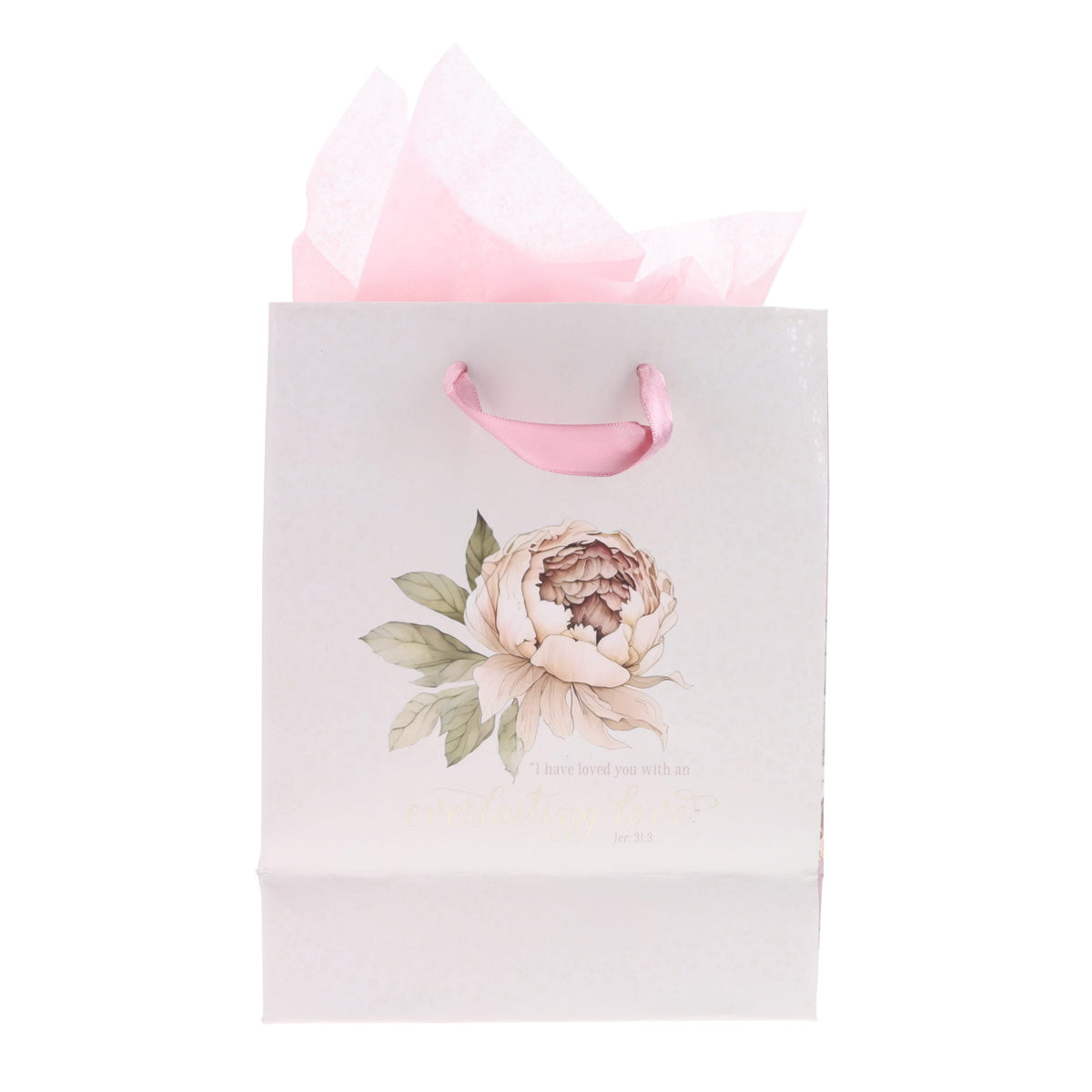I Have Loved You with an Everlasting Love Medium Gift Bag with Gift Tag