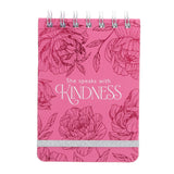 She Speaks with Kindness Wirebound Notepad