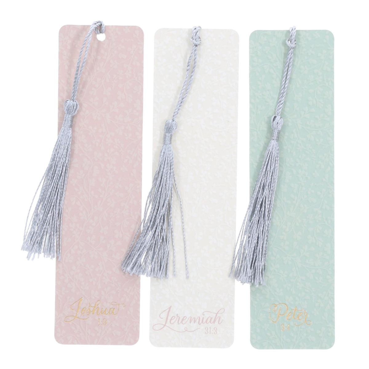 Be Strong and Courageous Three-Piece Bookmark with Tassel Set