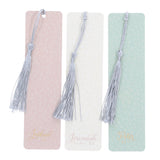 Be Strong and Courageous Three-Piece Bookmark with Tassel Set