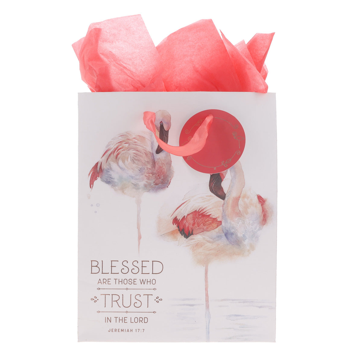 Blessed Are Those Who Trust in the Lord Medium Gift Bag with Gift Tag