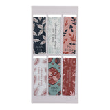 Be Strong and Courageous Six-Piece Magnetic Bookmark Set