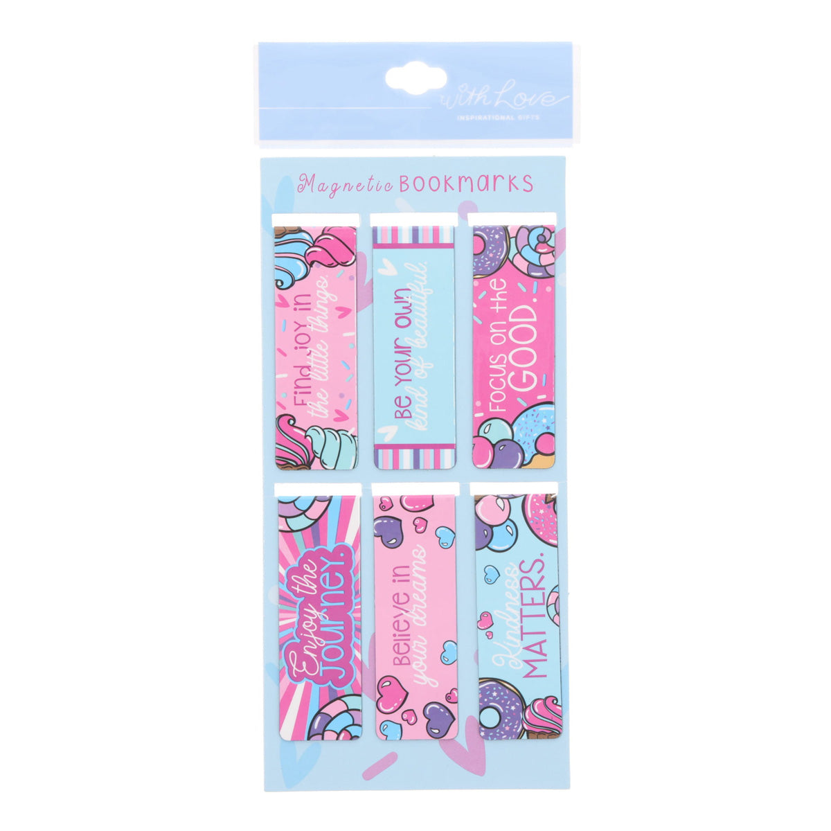 Be Your Own Kind of Beautiful Six-Piece Magnetic Bookmark Set