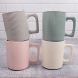 Love, Faith, Grace, Peace Four-Piece Ceramic Mug Set