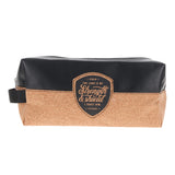 The Lord Is My Strength and Shield I Trust Him Faux Leather Zipper Pouch