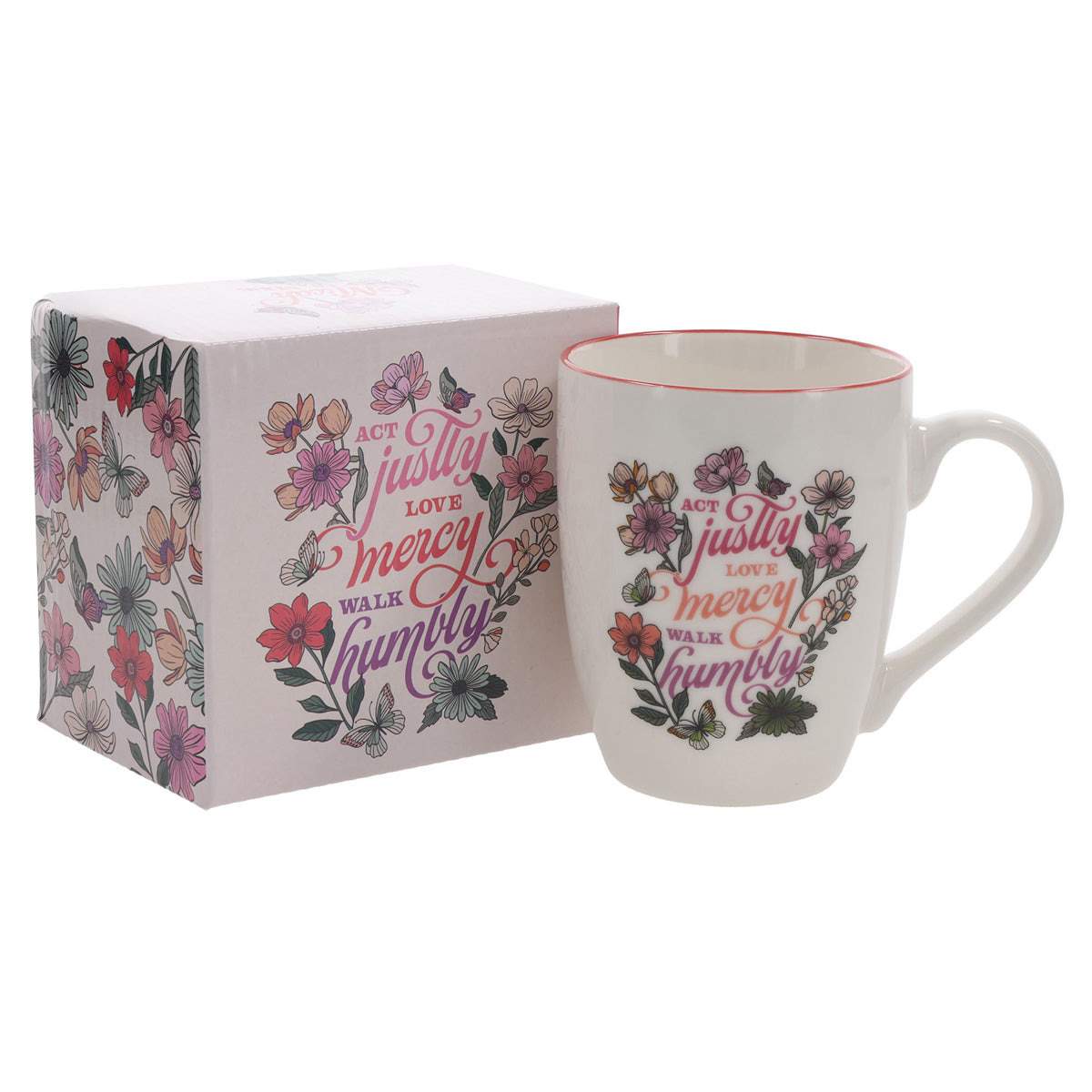 Act Justly, Love Mercy, Walk Humbly Ceramic Mug