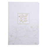 Be Still and Know White Notebook