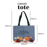 Joy Comes in the Morning Canvas Tote Bag