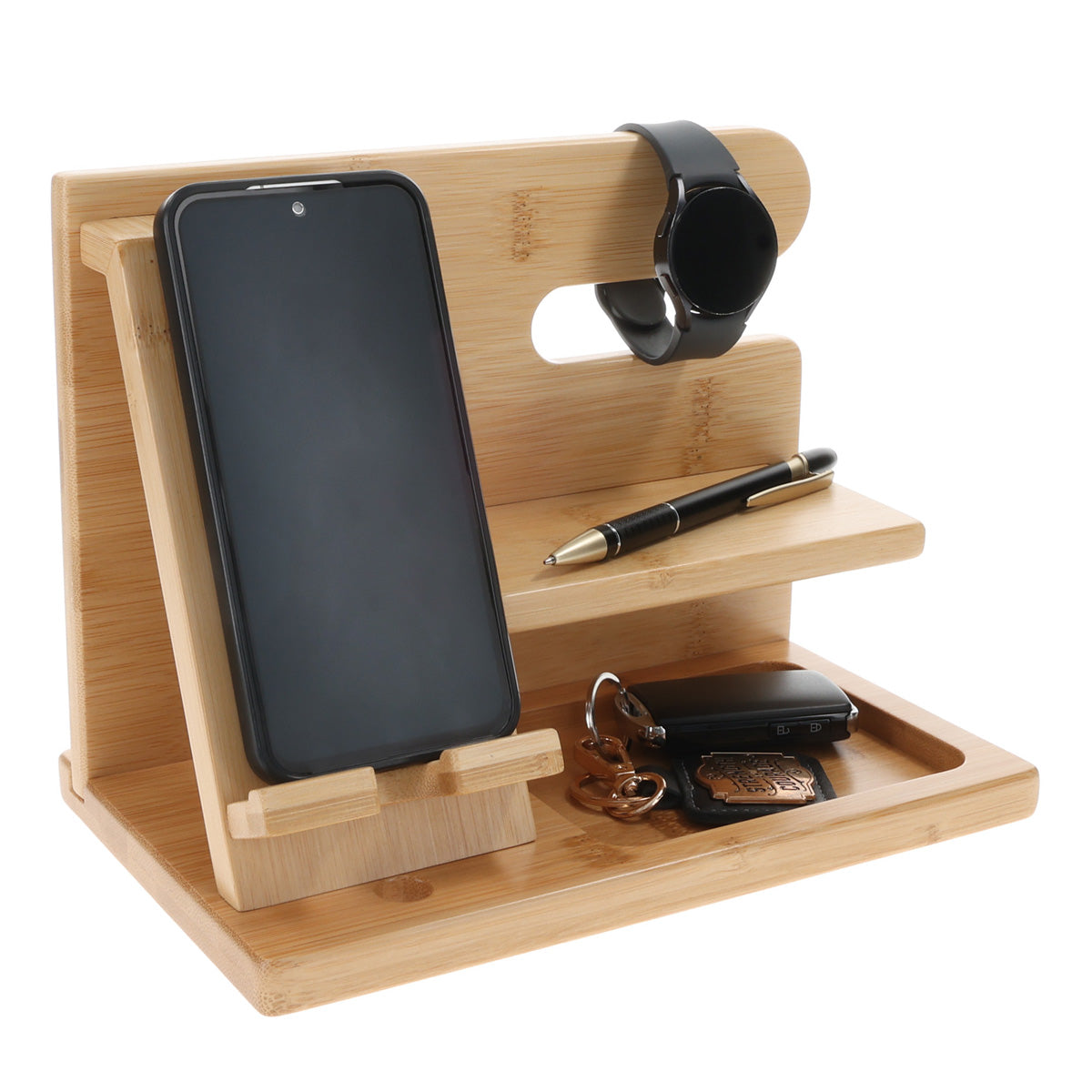Strength and Courage Bamboo Organizer