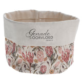 Genade in Oorvloed Afrikaans Canvas Planter Cover