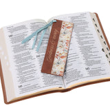Goodness and Mercy Faux Leather Bookmark