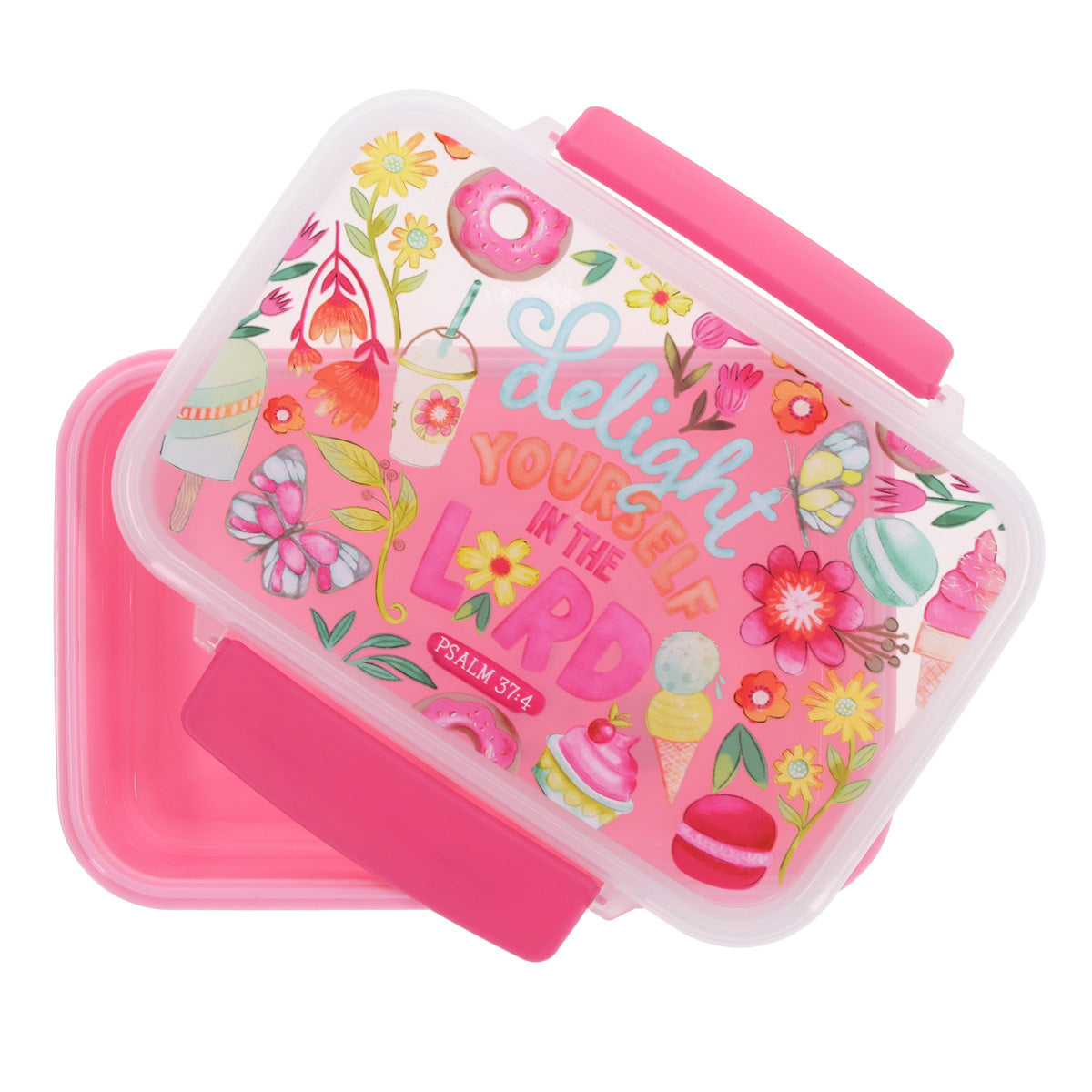 Delight Yourself in the Lord Plastic Lunch Box