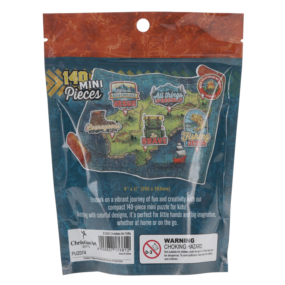 Life Is an Adventure with Jesus 140-Piece Cardboard Puzzle