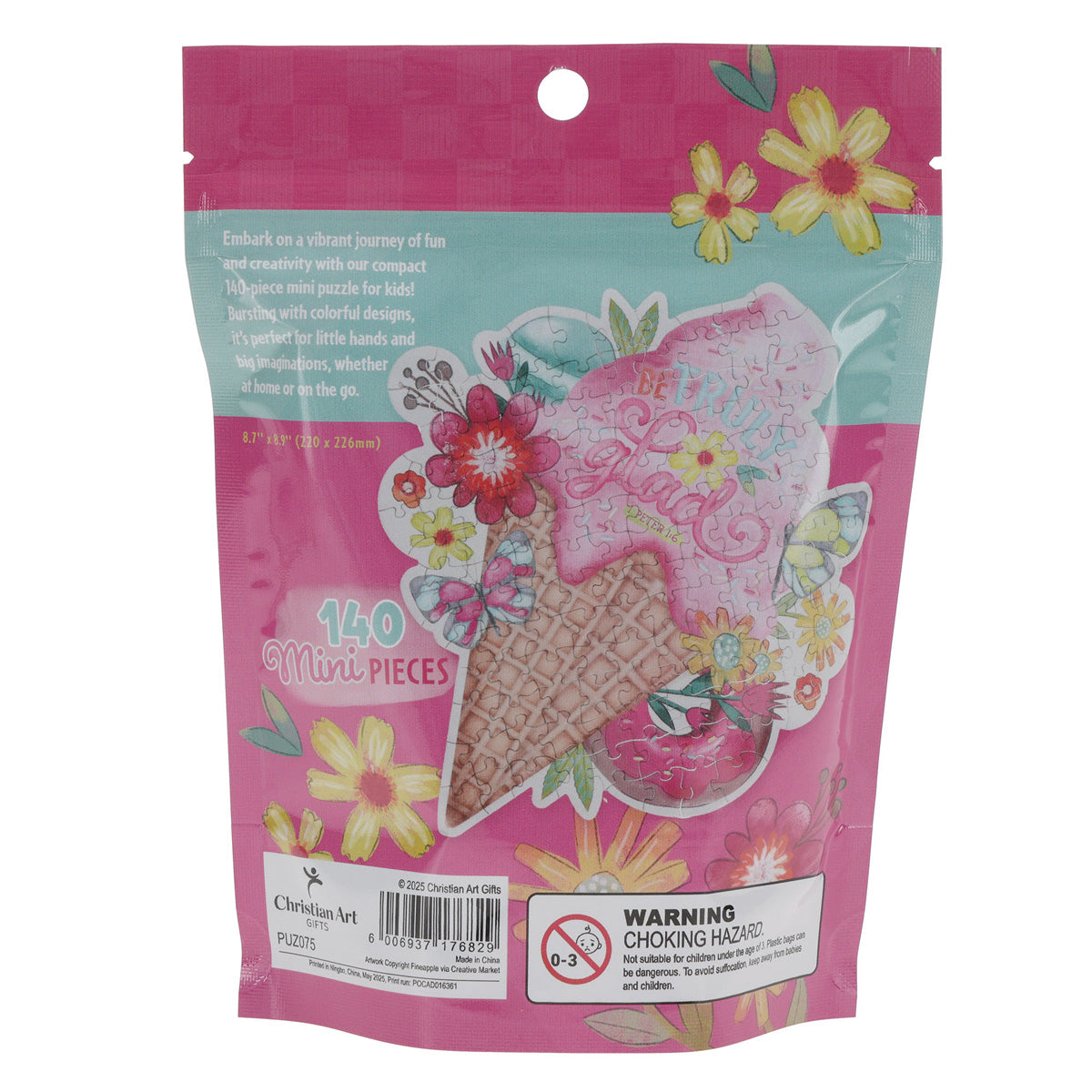 Be Truly Glad 140-Piece Cardboard Puzzle