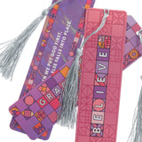 Crossword Three-Piece Bookmark with Tassel Set