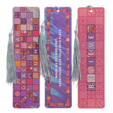 Crossword Three-Piece Bookmark with Tassel Set