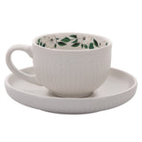 Love Never Fails Ceramic Cup and Saucer Set