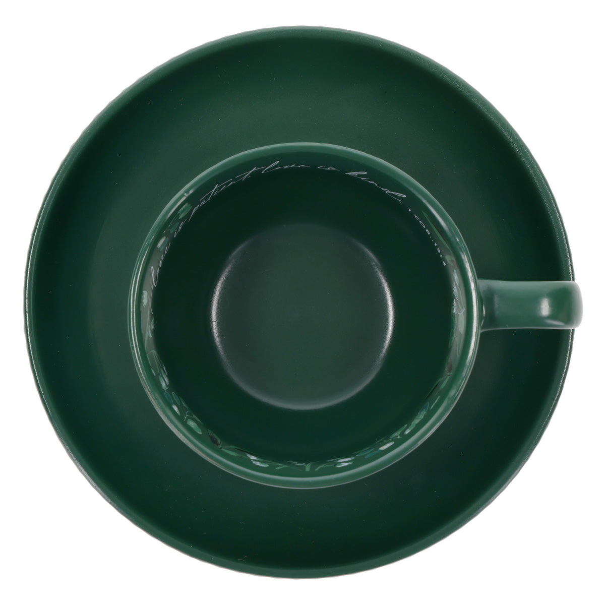 Love Is Patient, Love Is Kind Ceramic Cup and Saucer Set