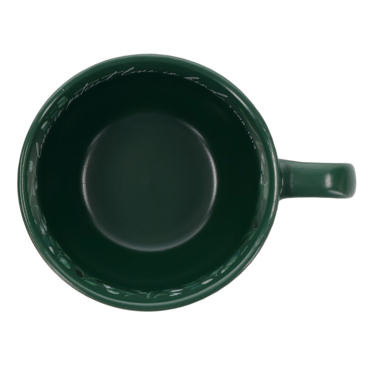 Love Is Patient, Love Is Kind Ceramic Cup and Saucer Set