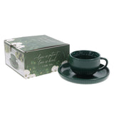 Love Is Patient, Love Is Kind Ceramic Cup and Saucer Set