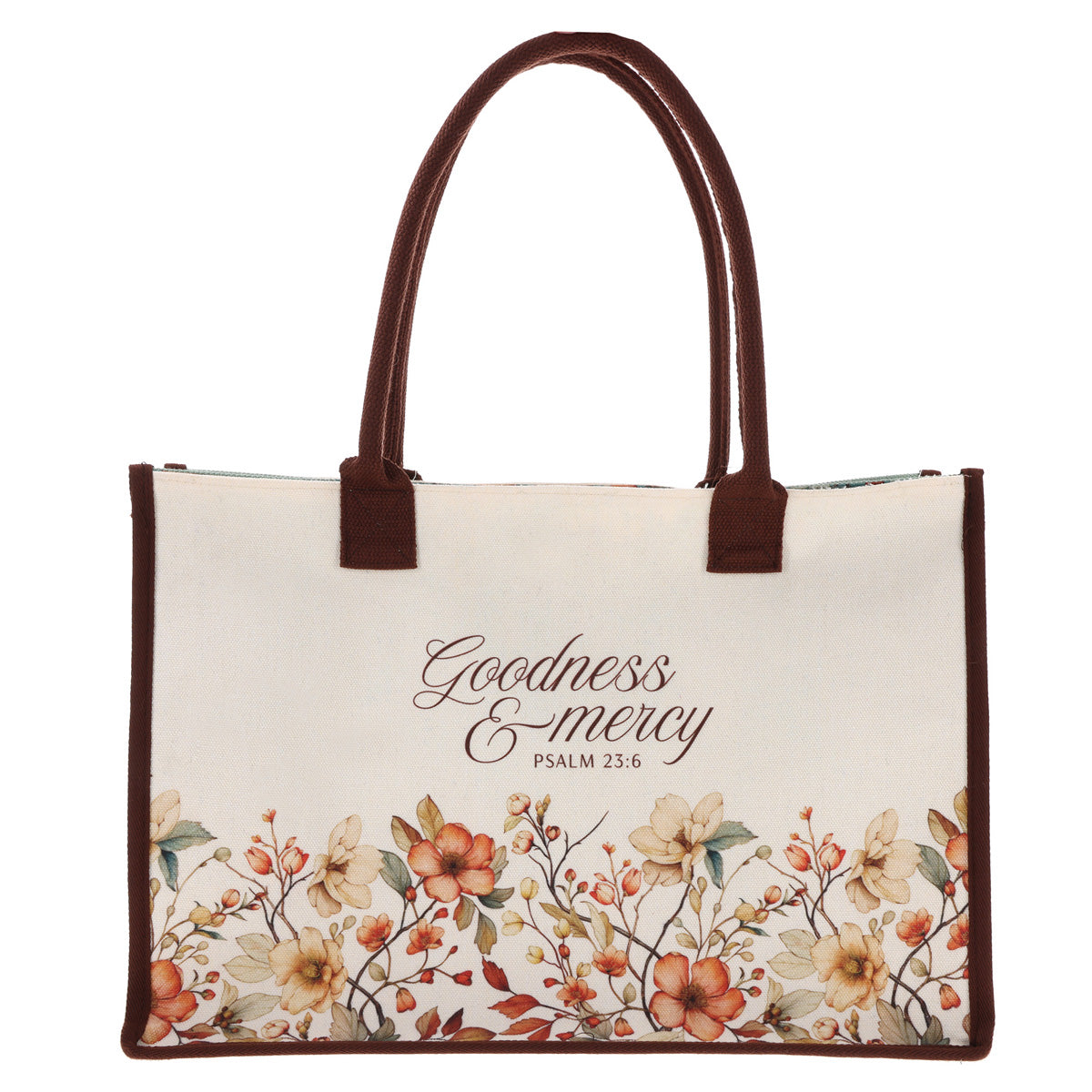 Goodness and Mercy Canvas Tote Bag