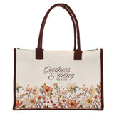Goodness and Mercy Canvas Tote Bag