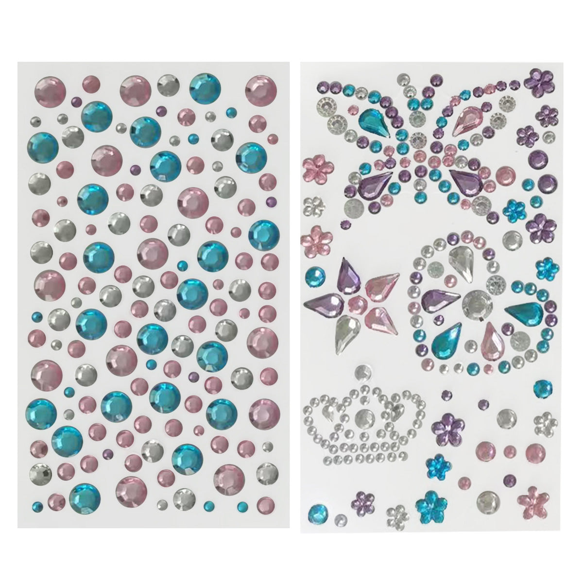 I Am God's Princess Stainless Steel Water Bottle with Rhinestone Decorative Sticker Sheet