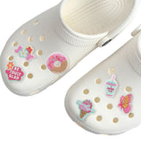 Joyful Girl Six-Piece Shoe Charm Set