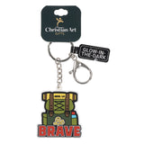 Be Brave Key Ring