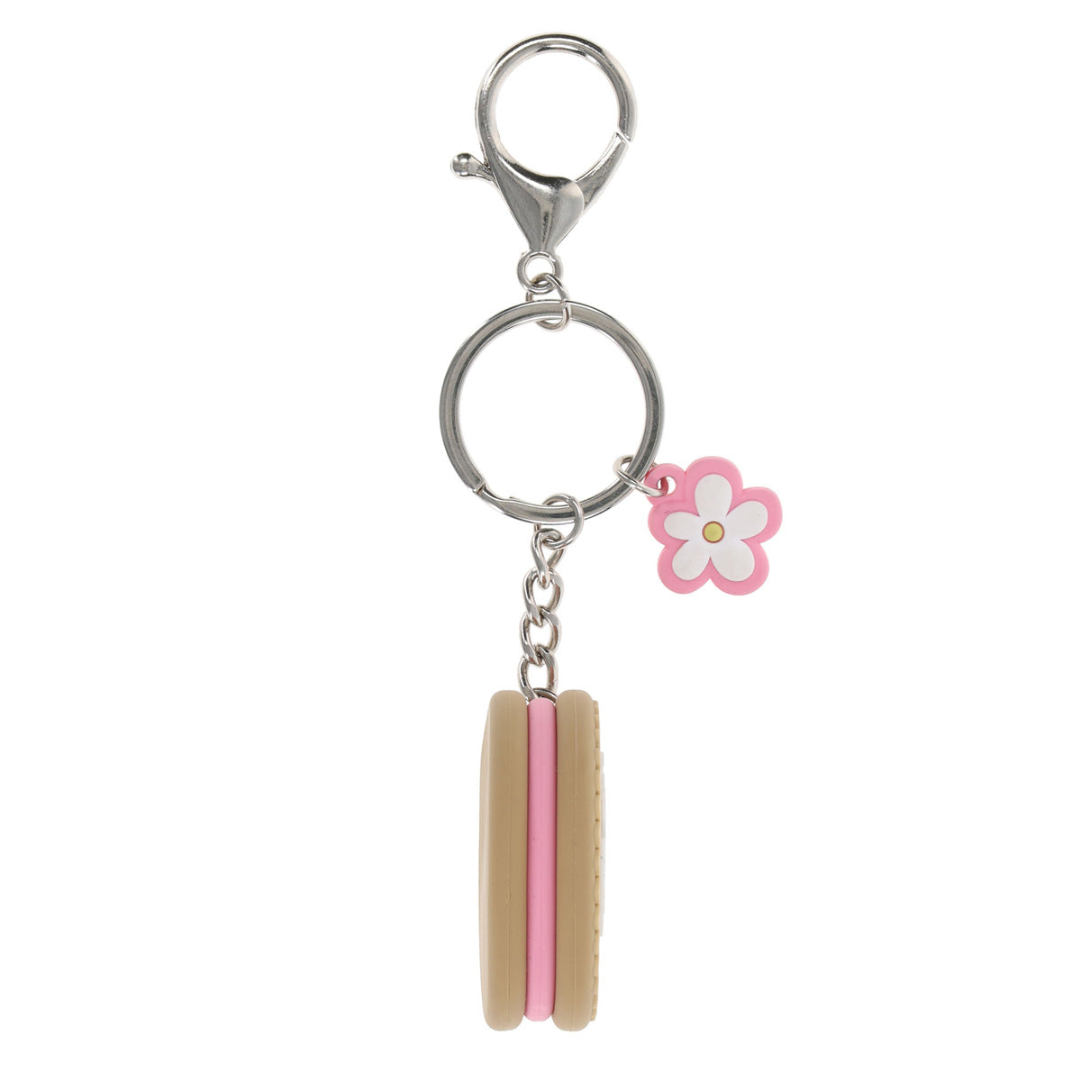 Always Rejoice Key Ring with Flower Charm